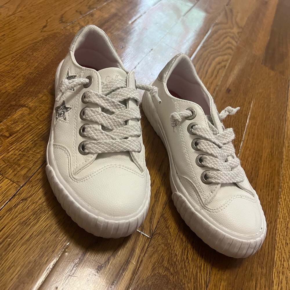 White sneakers